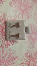 Load image into Gallery viewer, Letter stud earings