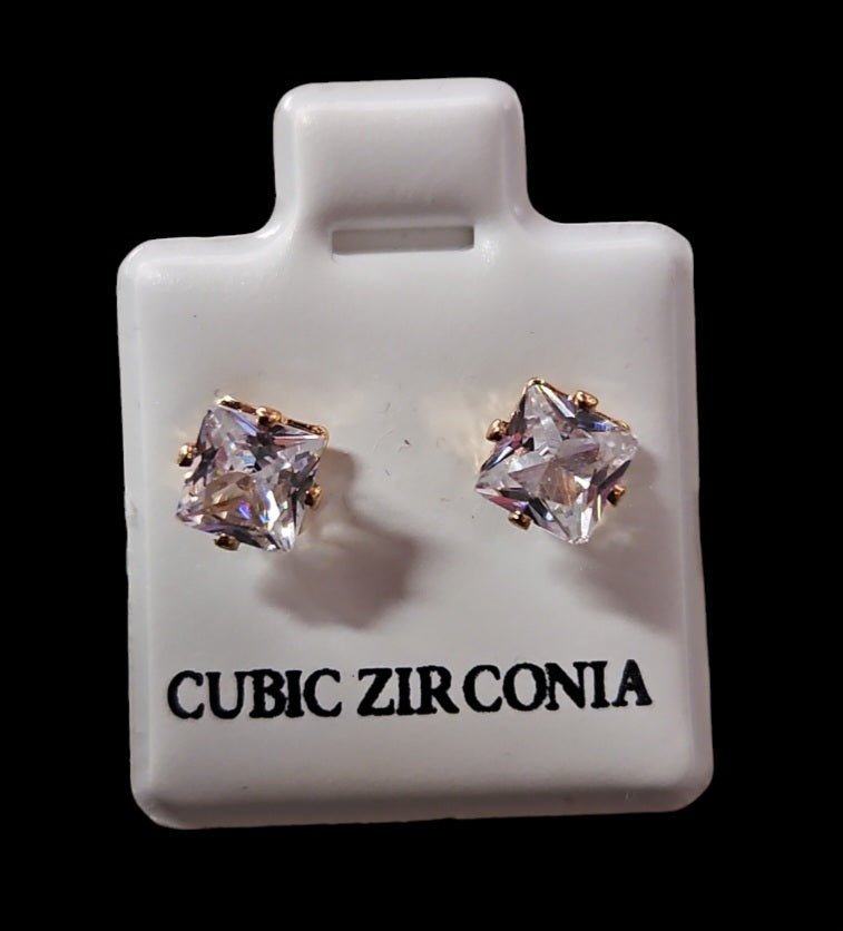 CUBIC ZIRCONIA EARRINGS