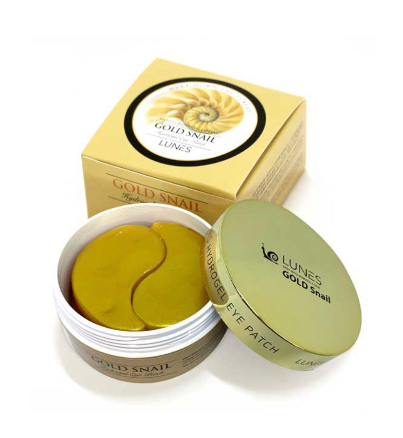 Lunes-Gold Snail Hydrogel Eye Patch